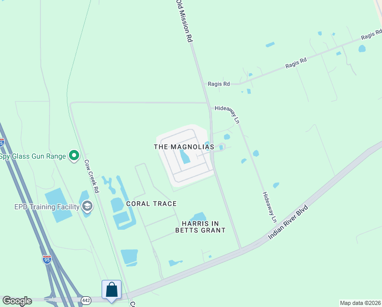map of restaurants, bars, coffee shops, grocery stores, and more near 1849 Persimmon Circle in Edgewater