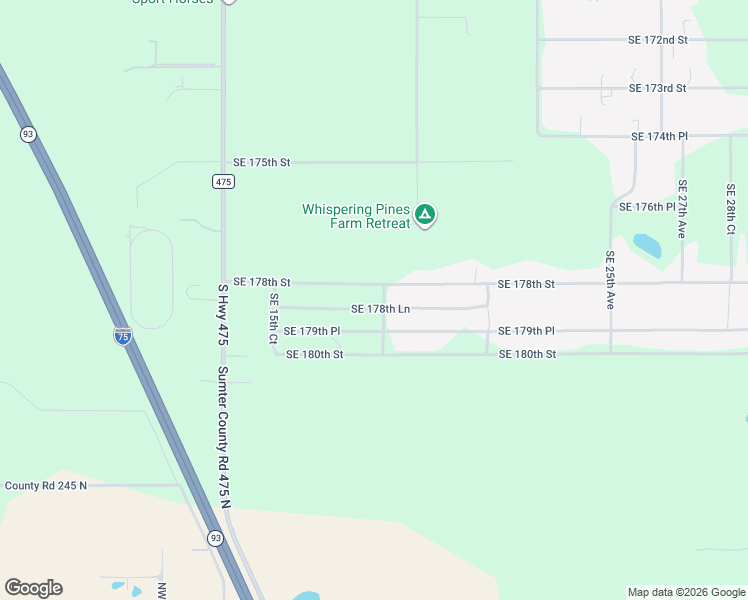 map of restaurants, bars, coffee shops, grocery stores, and more near 1835 Southeast 178th Lane in Summerfield