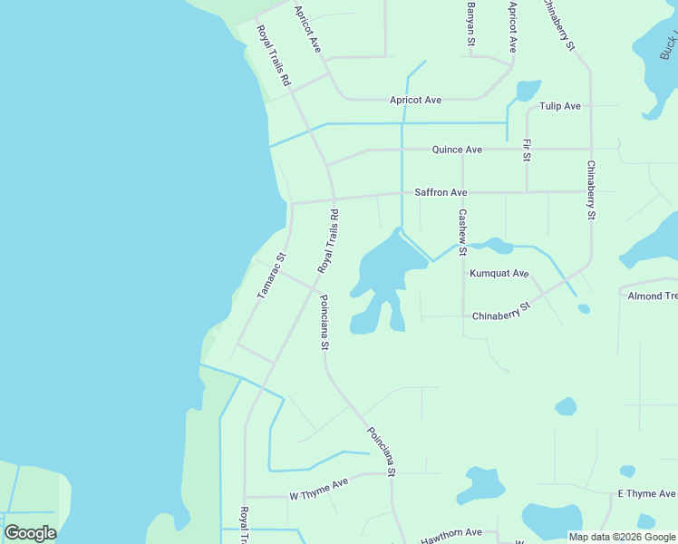 map of restaurants, bars, coffee shops, grocery stores, and more near 42122 Poinciana Street in Eustis