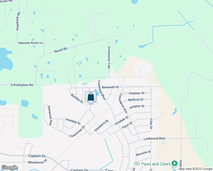 map of restaurants, bars, coffee shops, grocery stores, and more near 2762 Beckwith Street in Deltona