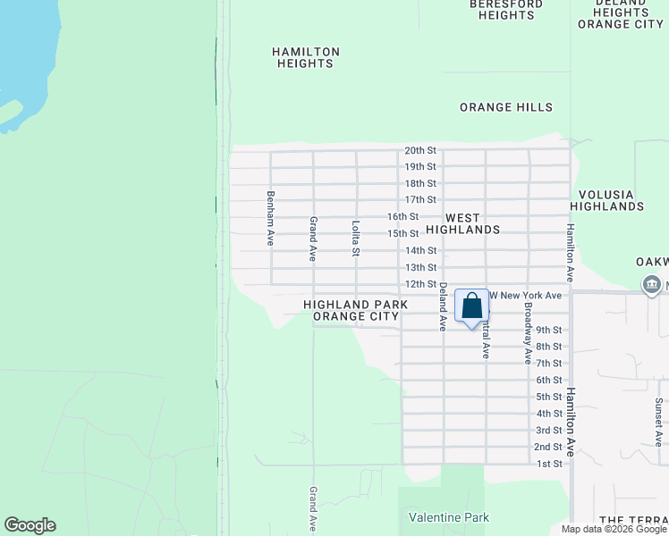 map of restaurants, bars, coffee shops, grocery stores, and more near 1660 14th Street in Orange City