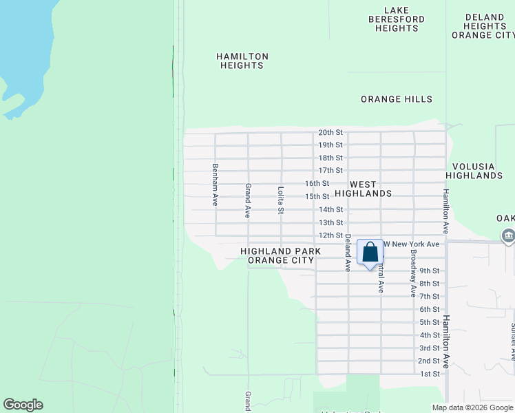 map of restaurants, bars, coffee shops, grocery stores, and more near 1660 14th Street in Orange City