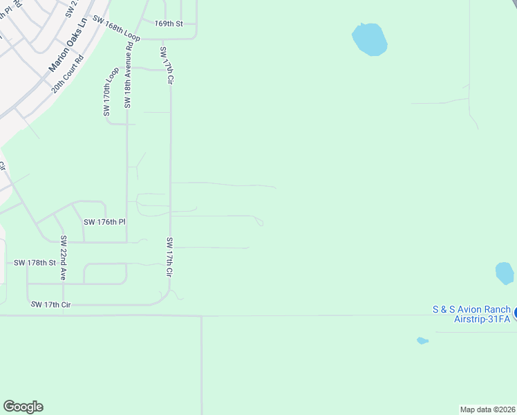 map of restaurants, bars, coffee shops, grocery stores, and more near 17171 Southwest 17th Circle in Ocala