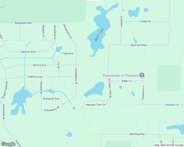 map of restaurants, bars, coffee shops, grocery stores, and more near 42446 West Lake Road in DeLand