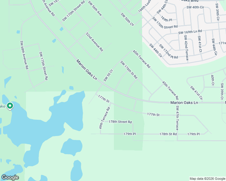 map of restaurants, bars, coffee shops, grocery stores, and more near Southwest 48 Terrace Road in Ocala