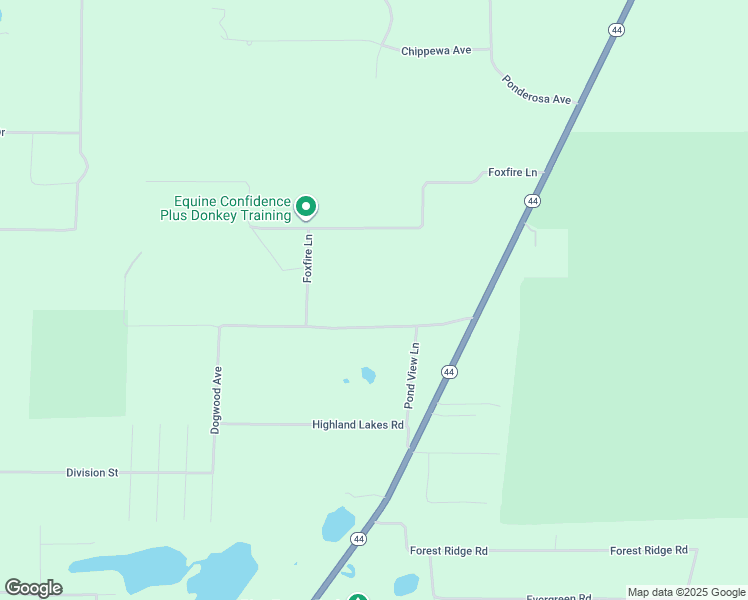 map of restaurants, bars, coffee shops, grocery stores, and more near 32849 Highway 44 in DeLand