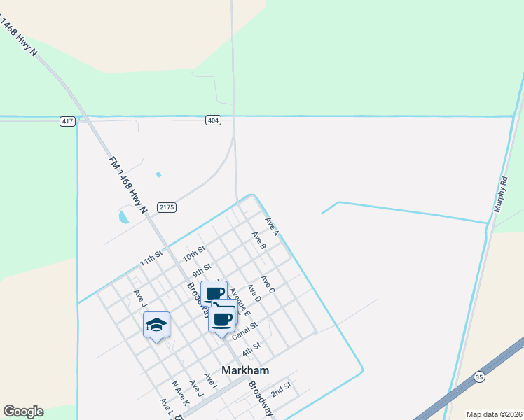 map of restaurants, bars, coffee shops, grocery stores, and more near 249 Avenue A in Markham