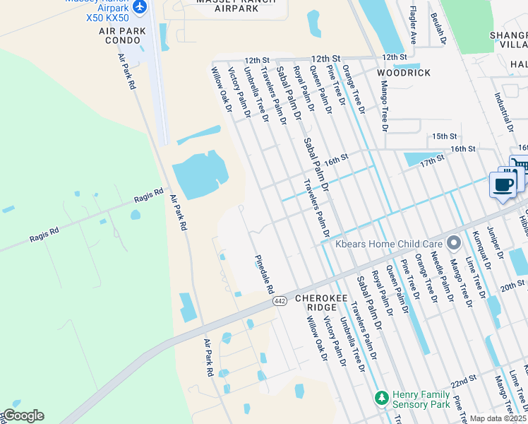 map of restaurants, bars, coffee shops, grocery stores, and more near 1621 Willow Oak Drive in Edgewater