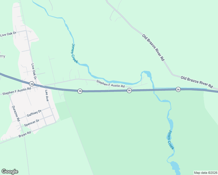 map of restaurants, bars, coffee shops, grocery stores, and more near 5821 Stephen F Austin Road in Jones Creek