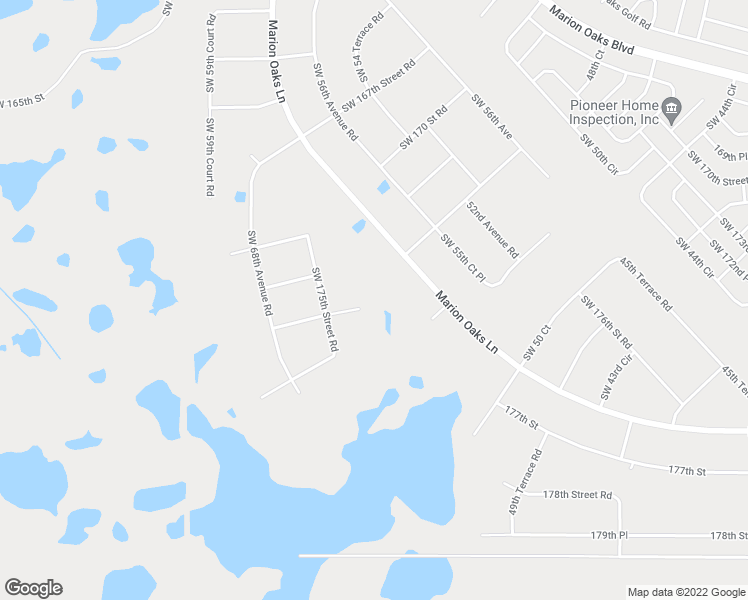 map of restaurants, bars, coffee shops, grocery stores, and more near 5535 Southwest 174th Place in Ocala
