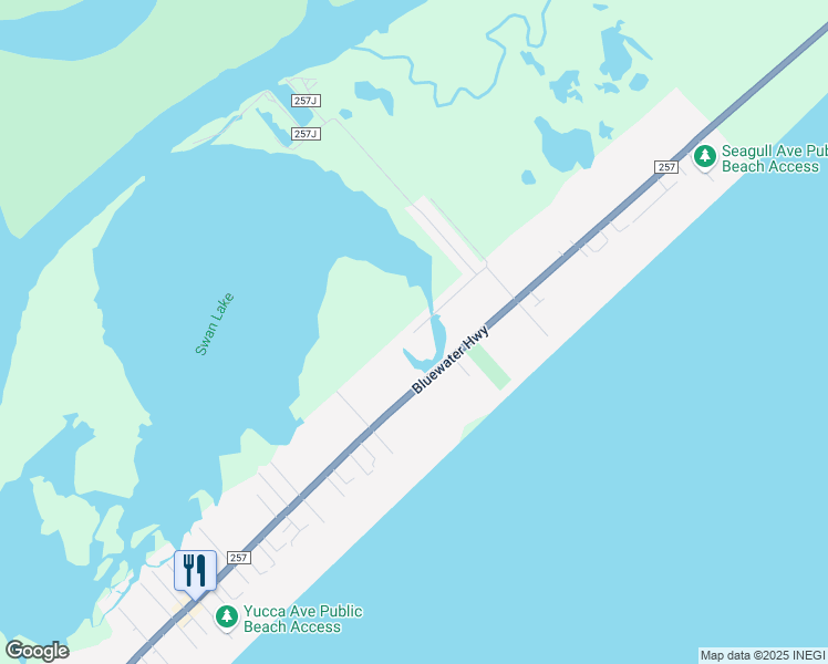 map of restaurants, bars, coffee shops, grocery stores, and more near 1701 Anderson Street in Surfside Beach