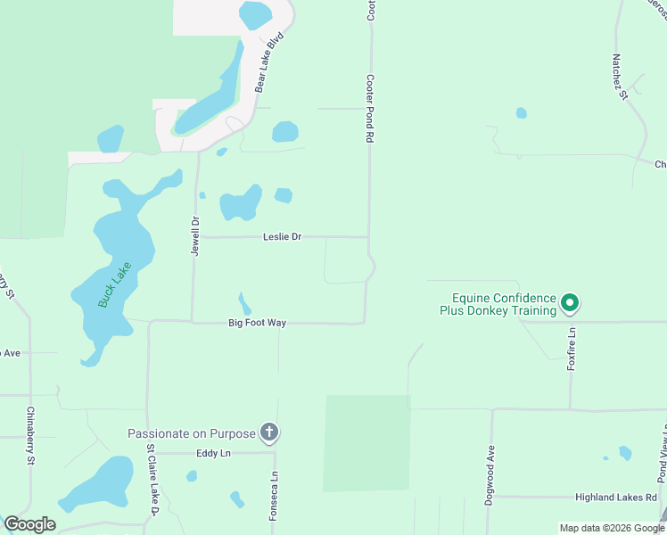 map of restaurants, bars, coffee shops, grocery stores, and more near 42847 Cooter Pond Road in DeLand