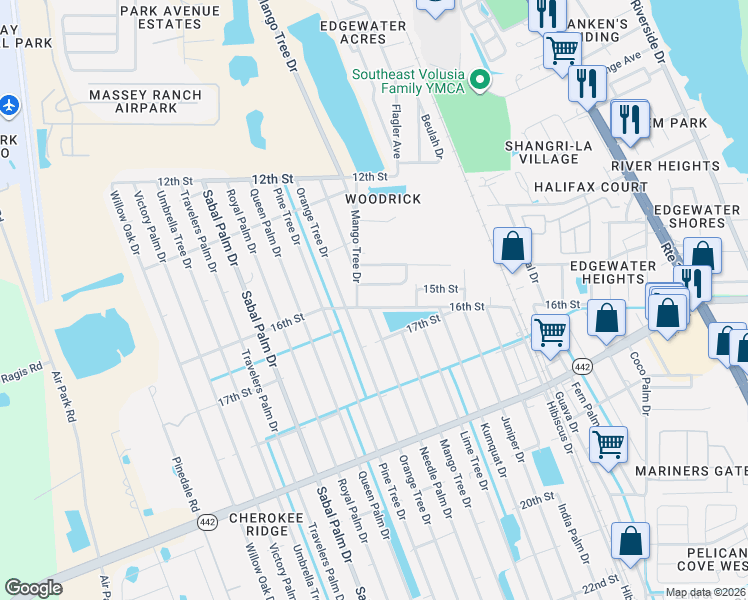 map of restaurants, bars, coffee shops, grocery stores, and more near 1209 16th Street in Edgewater