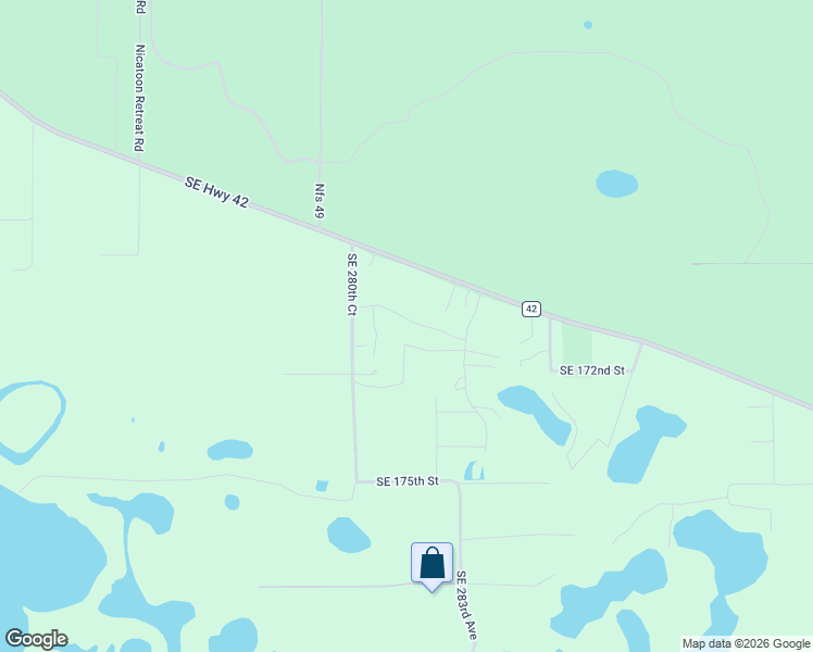 map of restaurants, bars, coffee shops, grocery stores, and more near 28160 Southeast 171st Street in Umatilla