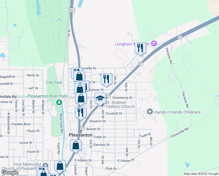 map of restaurants, bars, coffee shops, grocery stores, and more near 1440 4th Street in Pleasanton
