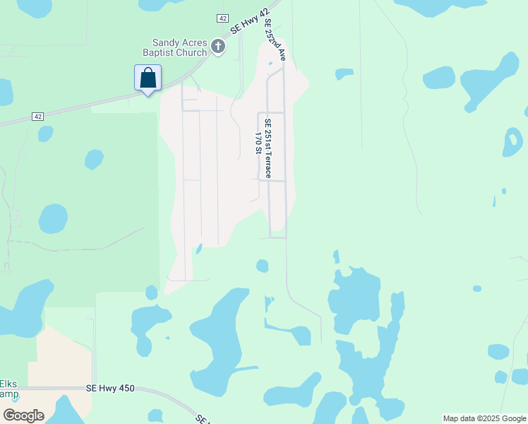 map of restaurants, bars, coffee shops, grocery stores, and more near 17100 Southeast 251st Terrace in Umatilla