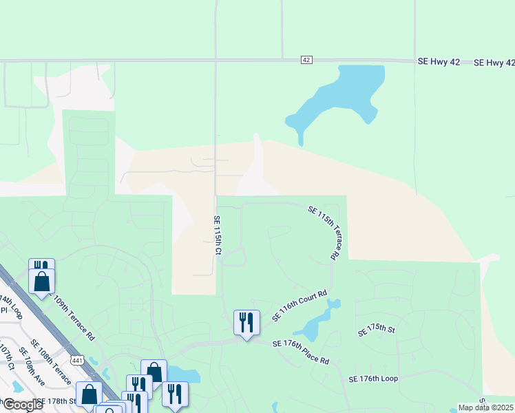 17083 Southeast 115th Terrace Road, Summerfield FL Walk Score