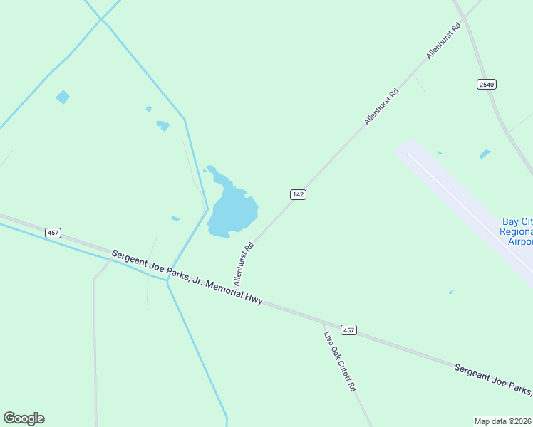 map of restaurants, bars, coffee shops, grocery stores, and more near 163 County Road 142 in Bay City