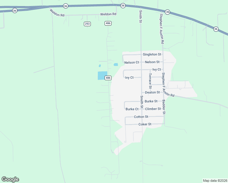 map of restaurants, bars, coffee shops, grocery stores, and more near 709 County Road 486 in Jones Creek
