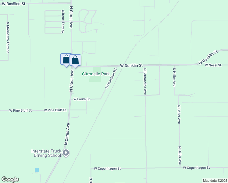 map of restaurants, bars, coffee shops, grocery stores, and more near 7833 North Hamilton Road in Dunnellon