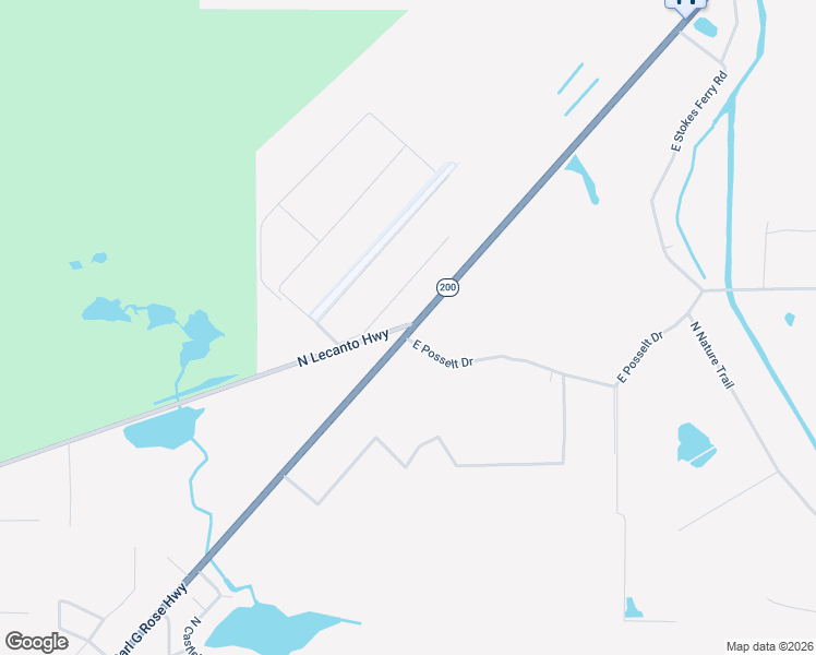 map of restaurants, bars, coffee shops, grocery stores, and more near 7335 North Lecanto Highway in Hernando