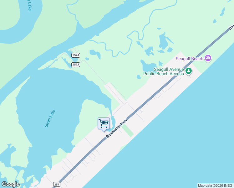 map of restaurants, bars, coffee shops, grocery stores, and more near 331 Bay Avenue in Freeport