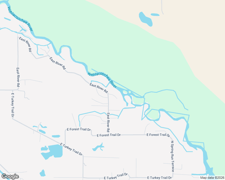 map of restaurants, bars, coffee shops, grocery stores, and more near 6427 East Werner Court in Hernando