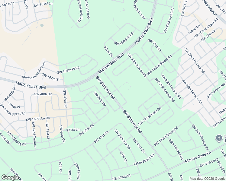 map of restaurants, bars, coffee shops, grocery stores, and more near 168th St in Ocala