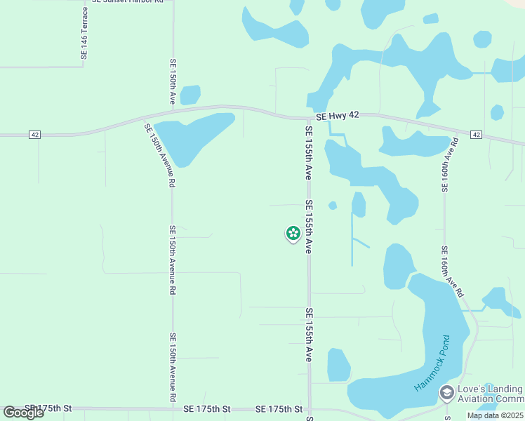map of restaurants, bars, coffee shops, grocery stores, and more near 16750 Southeast 155th Avenue in Weirsdale
