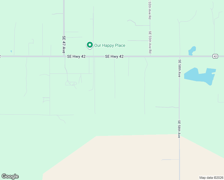 map of restaurants, bars, coffee shops, grocery stores, and more near 5170 Southeast Highway 42 in Summerfield