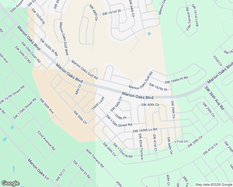 map of restaurants, bars, coffee shops, grocery stores, and more near 509 Marion Oaks Boulevard in Ocala