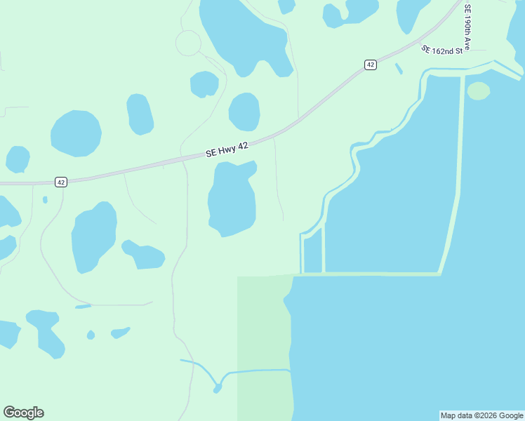 map of restaurants, bars, coffee shops, grocery stores, and more near 16730 Southeast 181st Terrace in Weirsdale