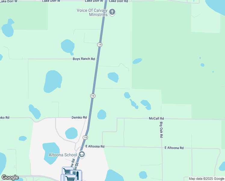 map of restaurants, bars, coffee shops, grocery stores, and more near 19044 Clayton Trail in Altoona