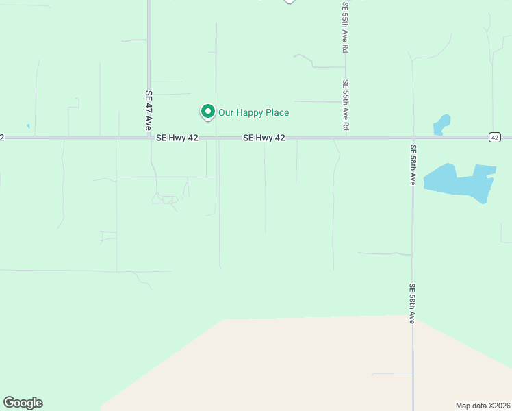 map of restaurants, bars, coffee shops, grocery stores, and more near 5170 Southeast Highway 42 in Summerfield