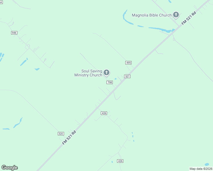 map of restaurants, bars, coffee shops, grocery stores, and more near 3412 County Road 310 in Brazoria