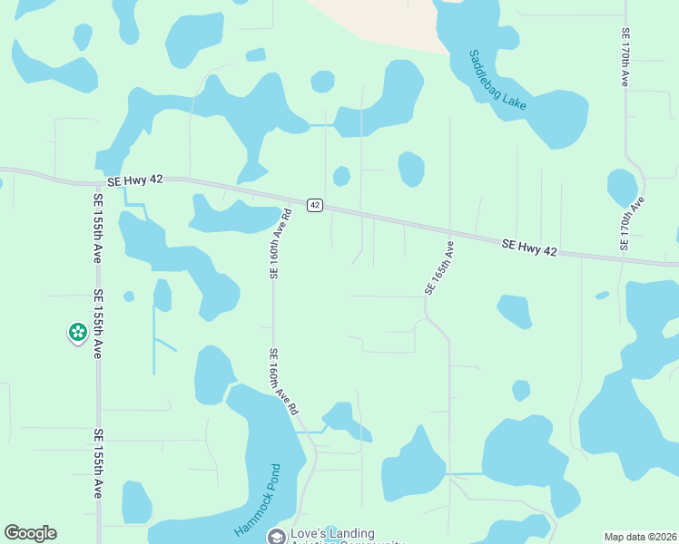 map of restaurants, bars, coffee shops, grocery stores, and more near 16248 Southeast Highway 42 in Weirsdale