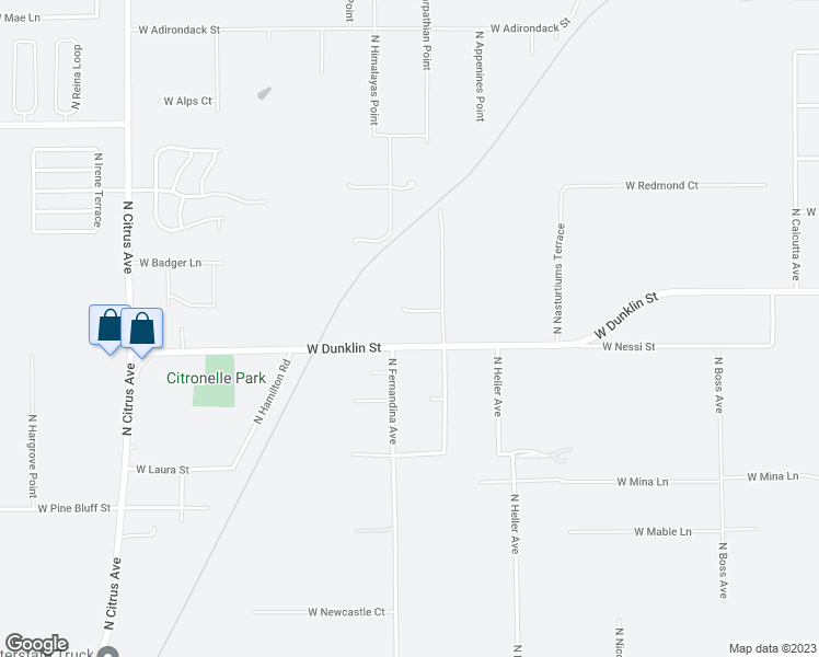 map of restaurants, bars, coffee shops, grocery stores, and more near 7358 West Edwardian Street in Dunnellon
