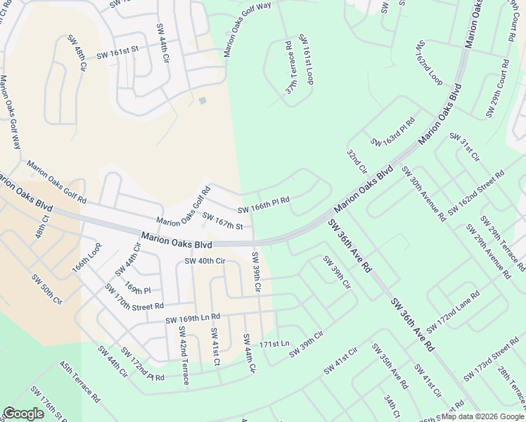 map of restaurants, bars, coffee shops, grocery stores, and more near 434 Marion Oaks Golf Road in Ocala