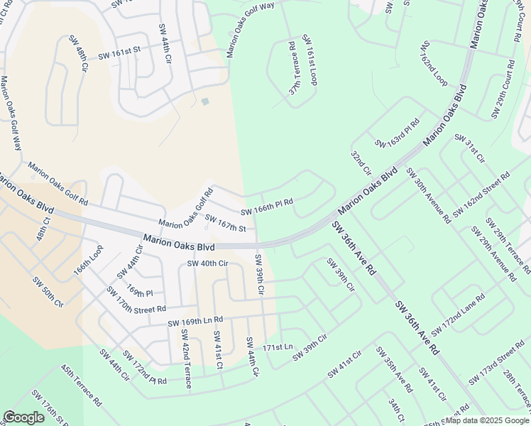 map of restaurants, bars, coffee shops, grocery stores, and more near 434 Marion Oaks Golf Road in Ocala