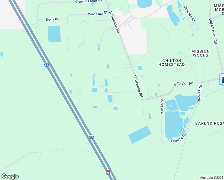 map of restaurants, bars, coffee shops, grocery stores, and more near 2609 Tiffany Drive in New Smyrna Beach