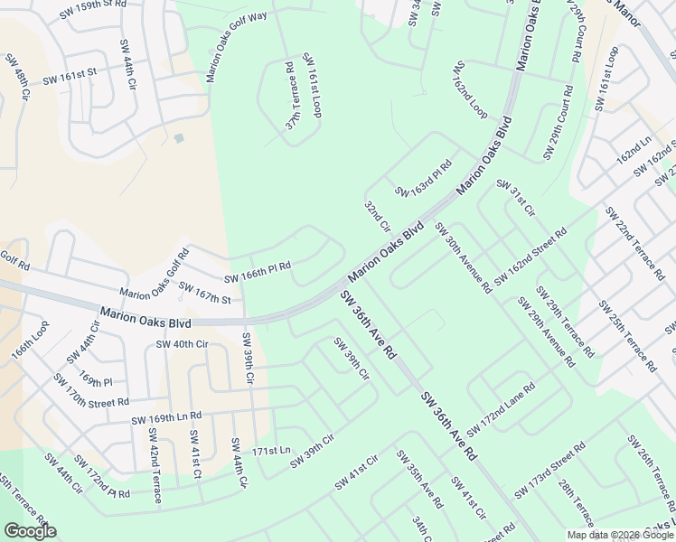 map of restaurants, bars, coffee shops, grocery stores, and more near 556 Marion Oaks Golf Road in Ocala