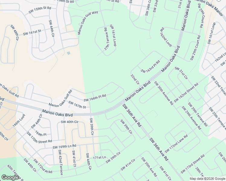 map of restaurants, bars, coffee shops, grocery stores, and more near 604 Marion Oaks Golf Road in Ocala