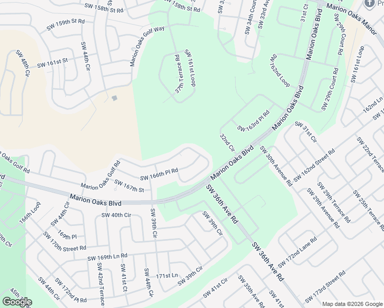 map of restaurants, bars, coffee shops, grocery stores, and more near 501 Marion Oaks Golf Road in Ocala
