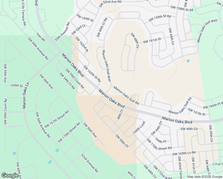 map of restaurants, bars, coffee shops, grocery stores, and more near 112 Marion Oaks Golf Way in Ocala