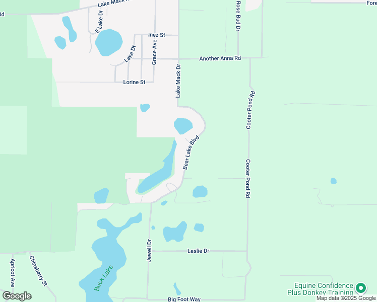 map of restaurants, bars, coffee shops, grocery stores, and more near 43446 Bear Lake Boulevard in DeLand