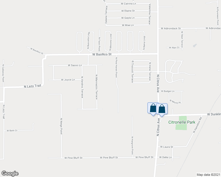 map of restaurants, bars, coffee shops, grocery stores, and more near 8240 North Pine Haven Point in Crystal River