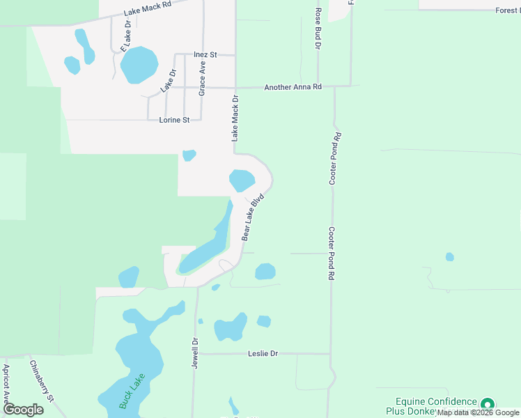 map of restaurants, bars, coffee shops, grocery stores, and more near 43526 Bear Lake Boulevard in DeLand