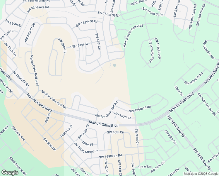 map of restaurants, bars, coffee shops, grocery stores, and more near in Marion Oaks