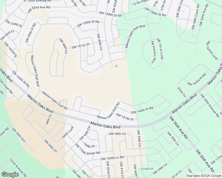 map of restaurants, bars, coffee shops, grocery stores, and more near in Marion Oaks