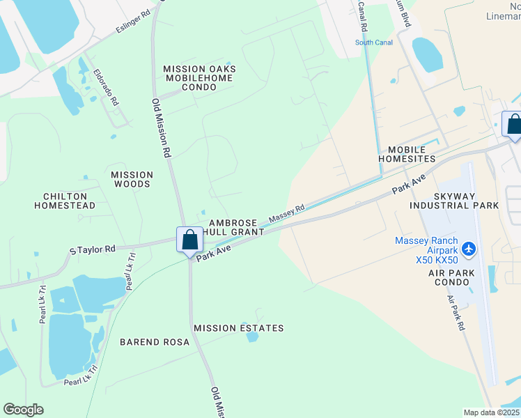 map of restaurants, bars, coffee shops, grocery stores, and more near 2269 Massey Road in New Smyrna Beach